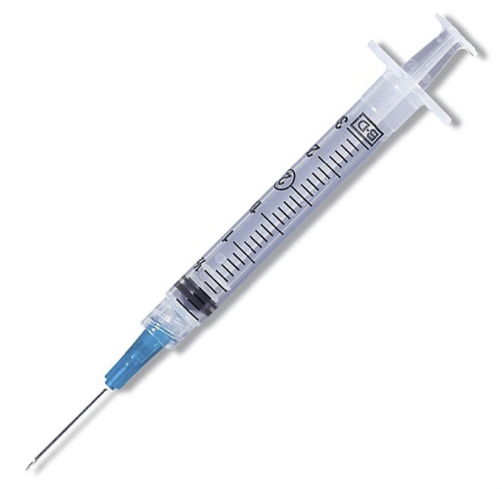 3 mL syringe reference