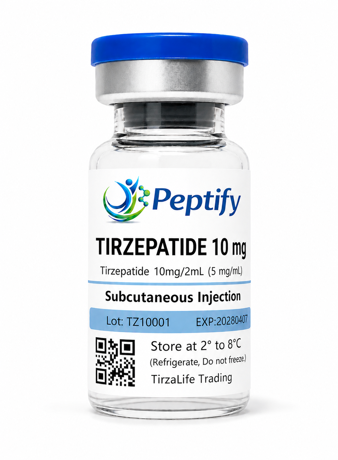 Peptide vial