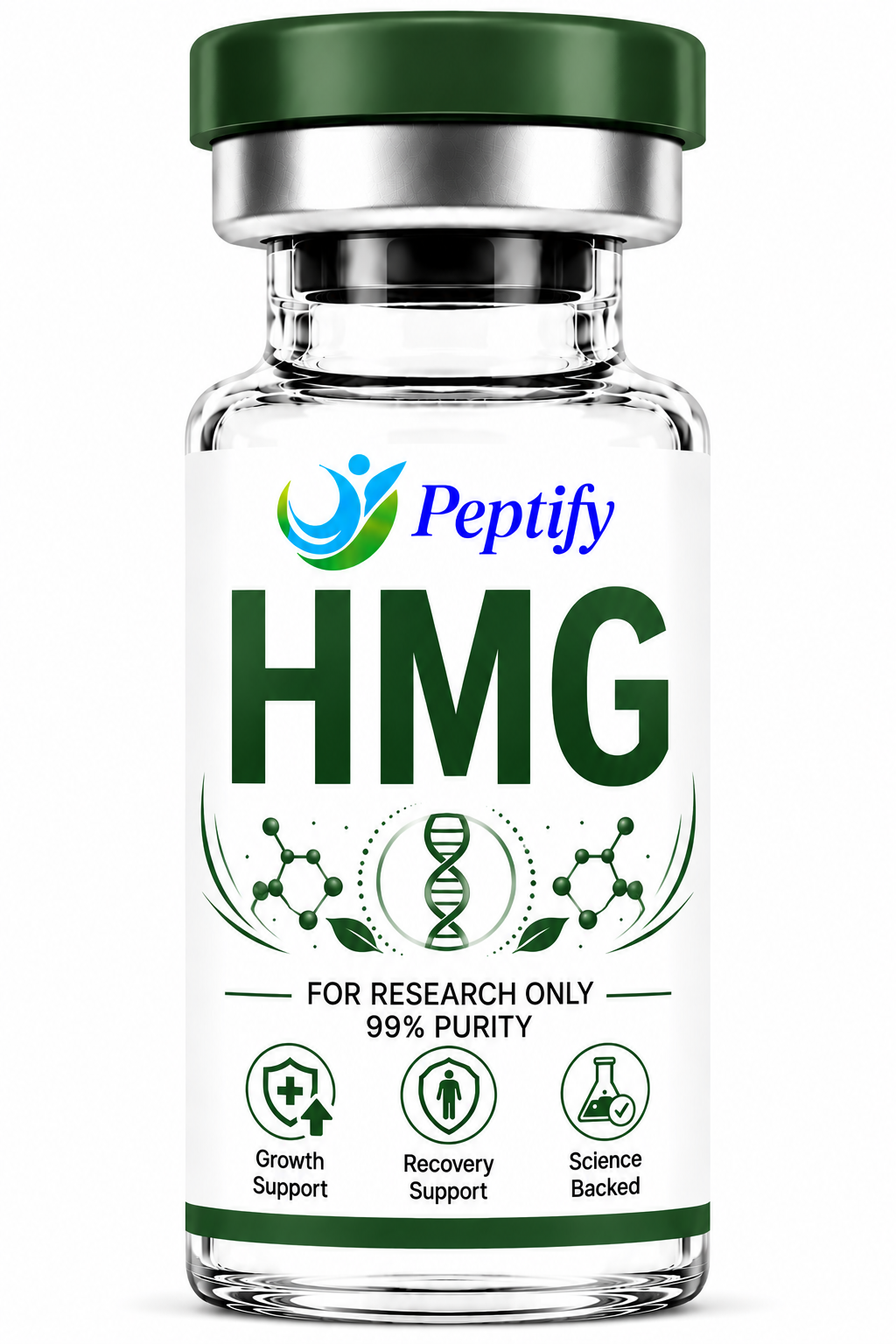 HMG 75 IU product vial